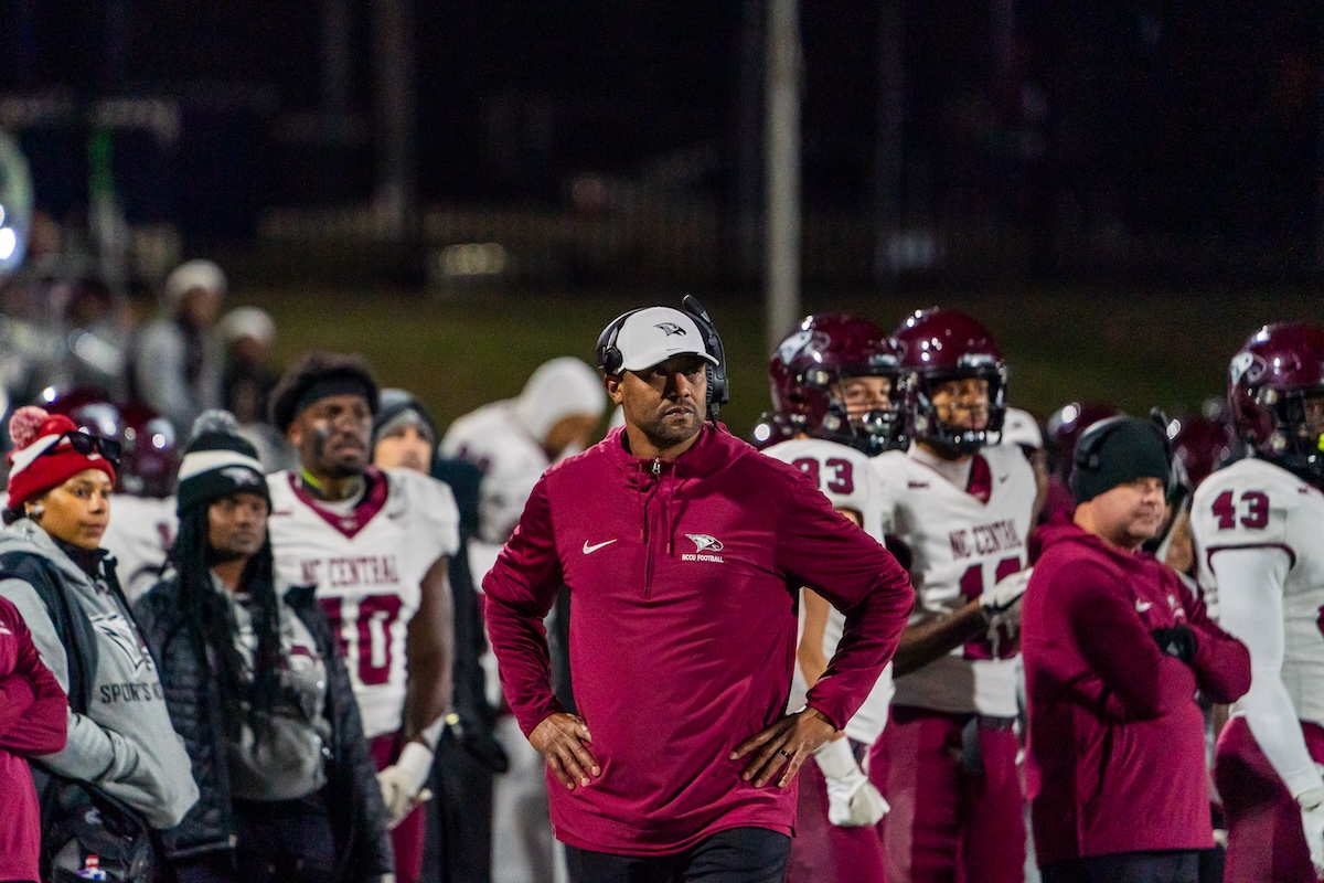 NCCU coach Tre Oliver