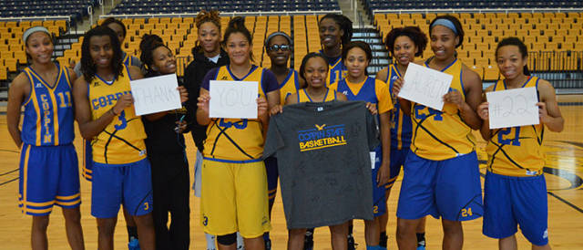 Coppin State Women's Baketball Team Shows Support For 