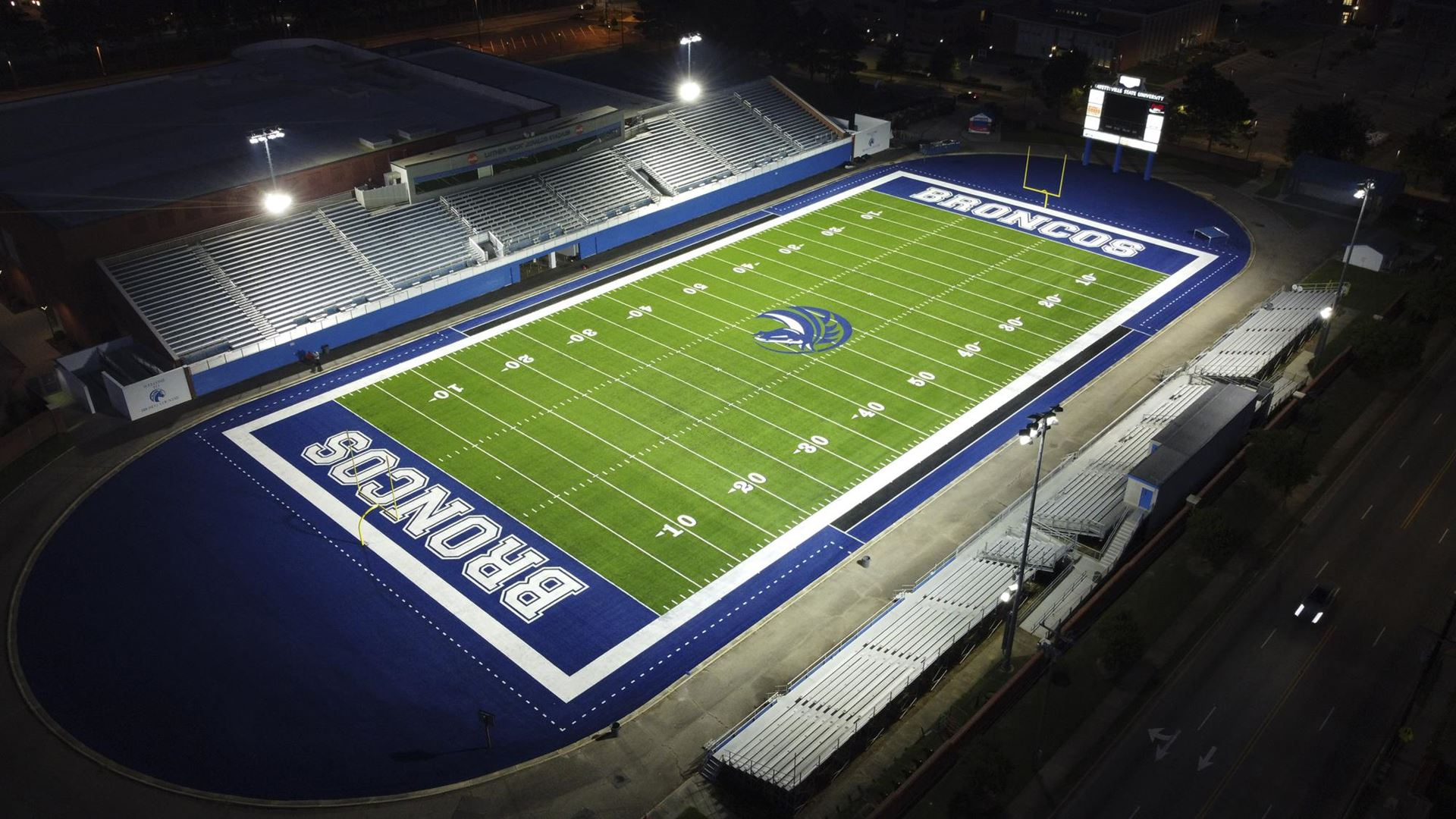 Fayetteville State Installs New AstroTurf For Football Field