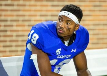 ‘This is who I am’: Hampton football player Bryron Perkins comes out as gay