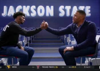 Jackson State QB Shedeur Sanders talks Heisman campaign with Michael Strahan