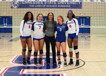 ‘Here from all over’: TSU volleyball players celebrate Hispanic Heritage Month
