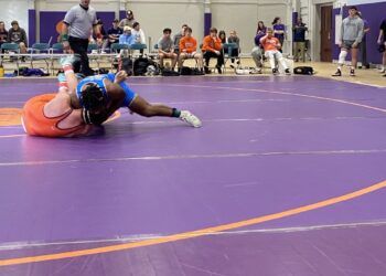 HBCU Allen University wrestling knocks of Clemson
