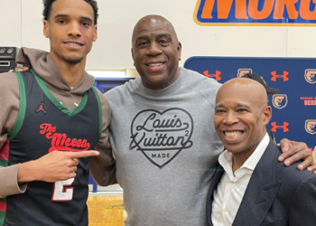 With Magic Johnson in attendance, Morgan State defeats Howard