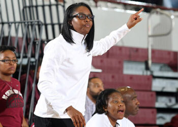 Tynesha Lewis, ECSU women’s hoops coach, wins national award