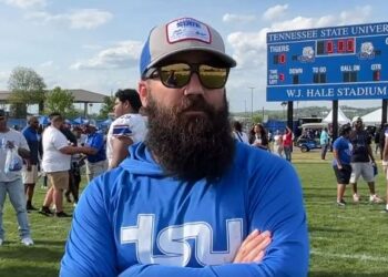 Tennessee State defensive coordinator steals show during vibrant spring game