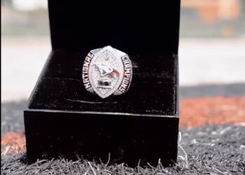 Watch: North Carolina Central shows off HBCU championship bling
