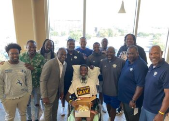 Injured Grambling State player JaQuavis Richmond gets unlikely birthday visitors