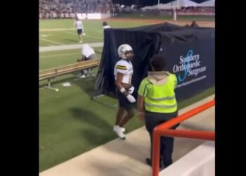 Alabama State football player suspended for striking security guard