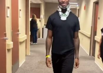 Injured Grambling State football player on the road to recovery. See his progress