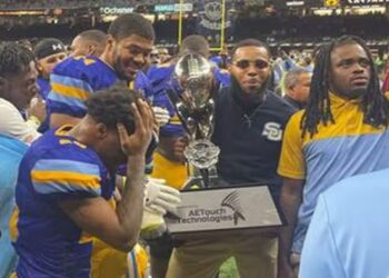 Late fourth-quarter goal line stand gives Southern Bayou Classic victory