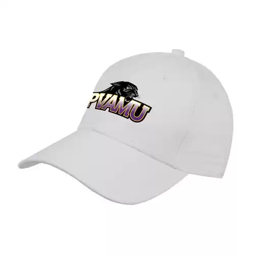 CollegeFanGear Prairie View A&M White Heavyweight Twill Pro Style Hat 'Official Logo'