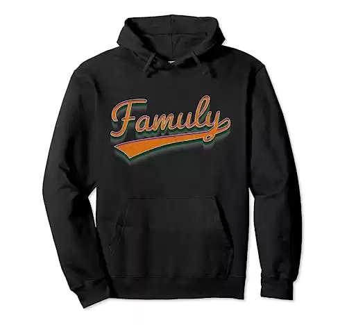 Famuly Sports Style HBCU Pullover Hoodie