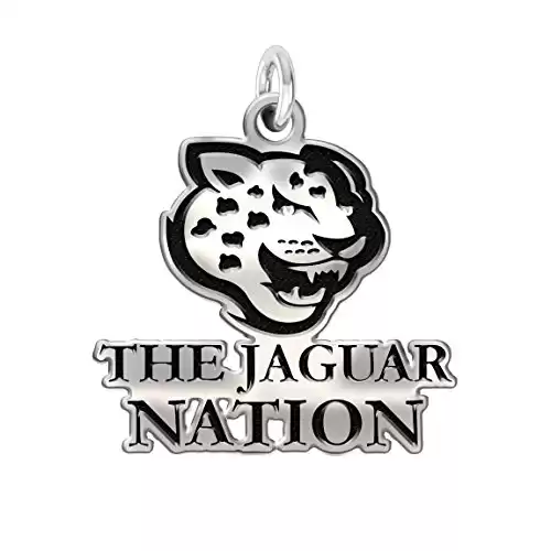 Southern University Jaguars The Jaguar Nation Charm in Solid Sterling Silver