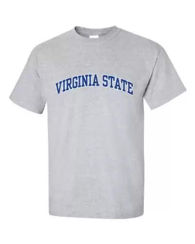 NCAA Virginia State Trojans Men's T-Shirt, Large, Gray