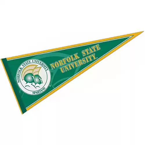 College Flags and Banners Co. Norfolk State University Pennant Full Size Felt