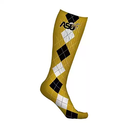 Alabama State University Hornets Socks Argyle Design (pair)