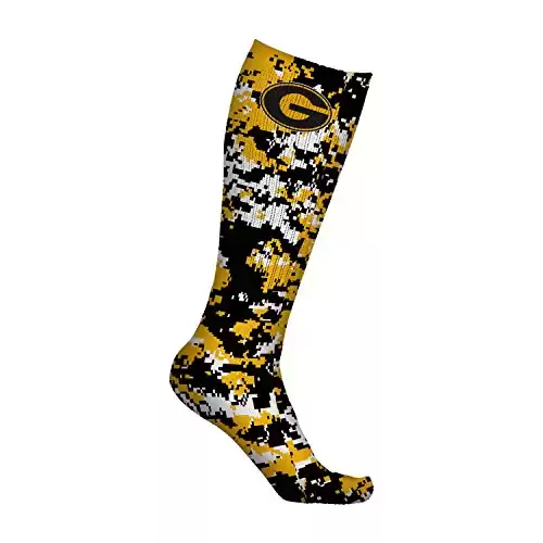 Grambling State University Tigers Socks Digicamo Design (pair)