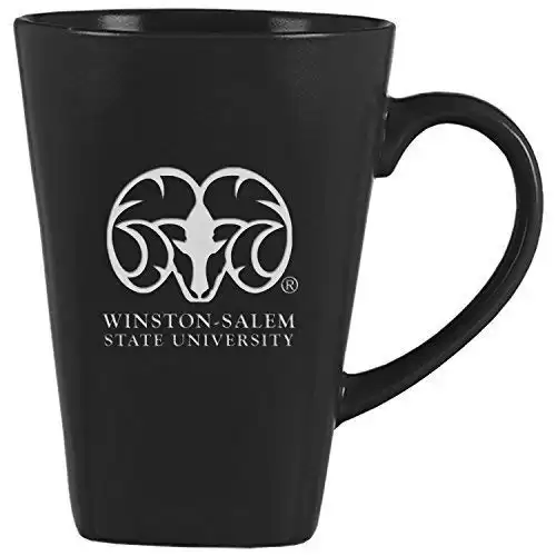 Winston-Salem State University -14 oz. Ceramic Coffee Mug-Black