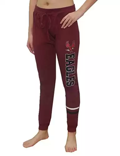 NCCU EAGLES Womens NCAA Lounge / Yoga Pants XL Dark Red