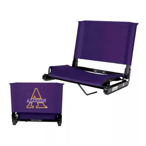 Alcorn State Stadium Chair Purple 'Alcorn Official Logo'