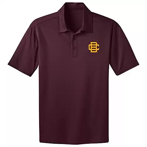 NCAA Bethune Cookman Wildcats Men's Performance Polo Shirt (Maroon, Large )