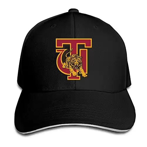 Tuskegee Golden Tigers Logo Flex Baseball Cap Black