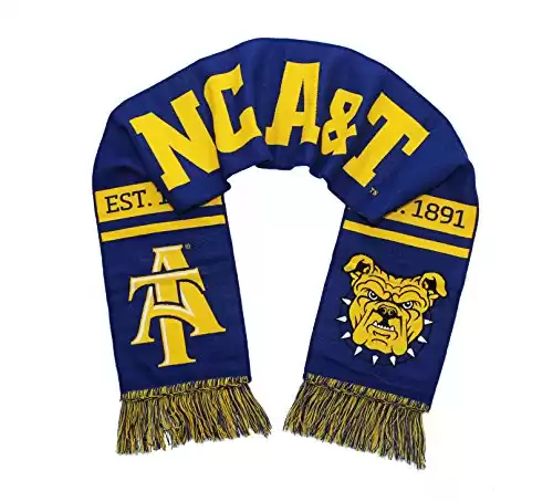 Tradition Scarves NC A&T Scarf - North Carolina A&T Aggies Double Sided Woven