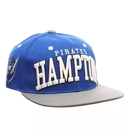 Hampton University Pirates Super Star 32/5 Adjustable Snapback Cap - NCAA Flat Bill Zephyr Baseball Hat