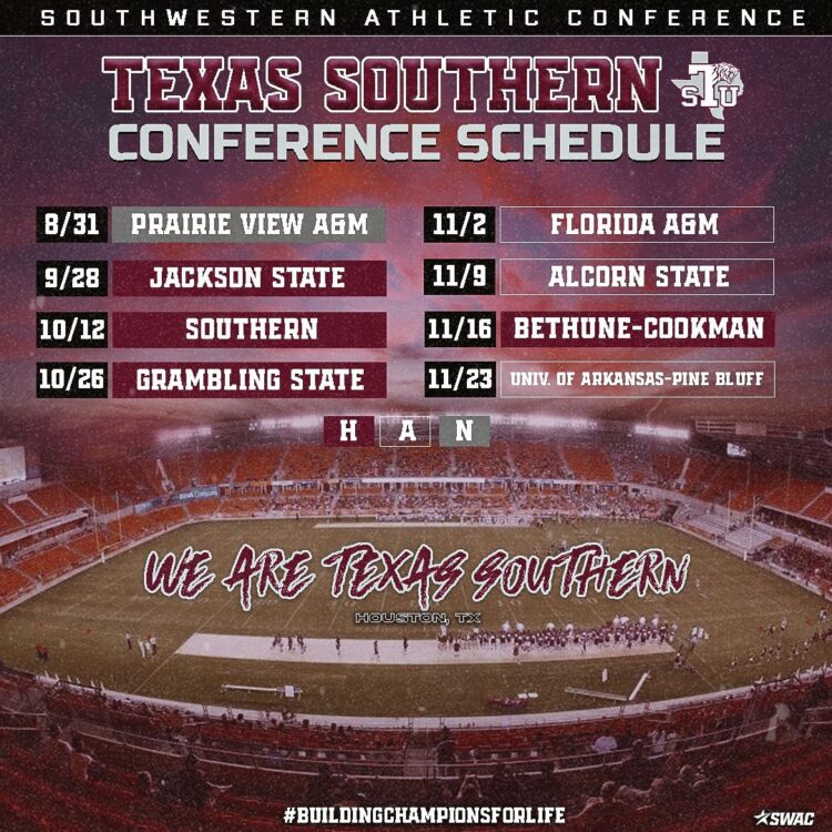 Texas Southern schedule