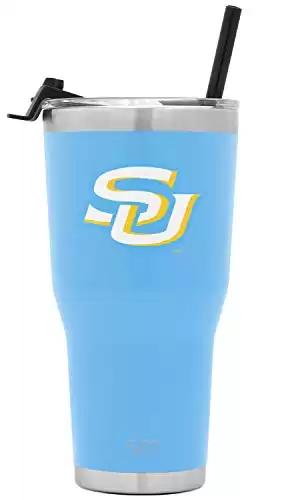 Southern Jaguars Tumbler w/ Straw and Flip Lid