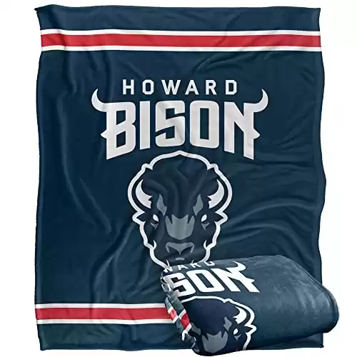 Howard University Bison Throw Blanket