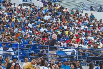 See which HBCU football game featured the highest attendance over the weekend
