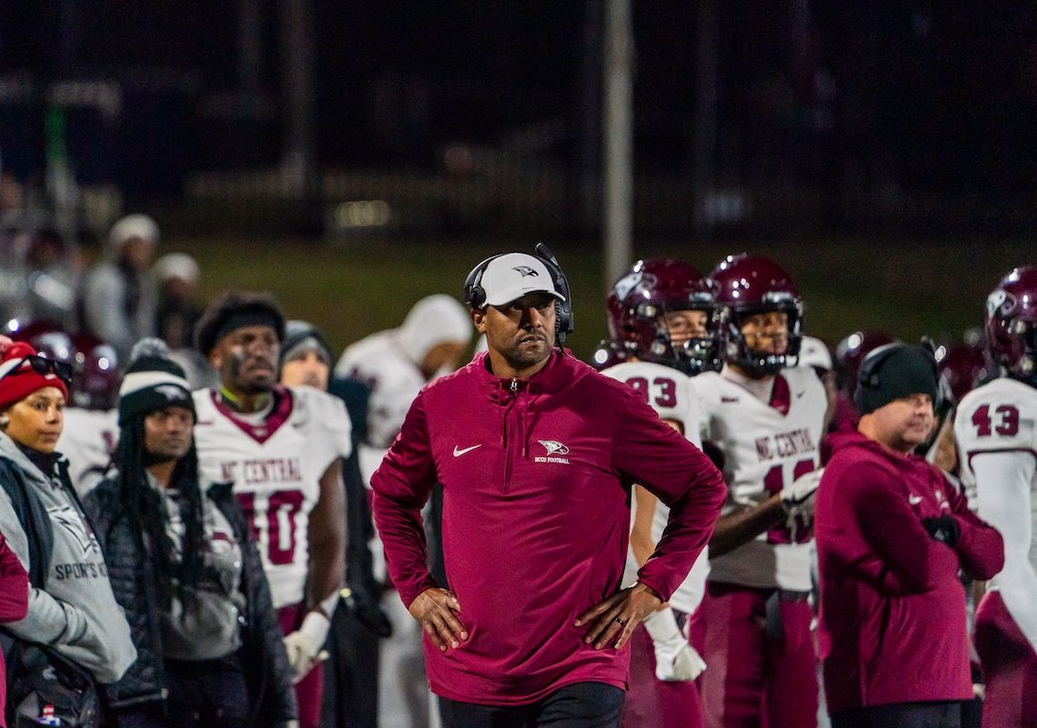 NCCU coach Tre Oliver