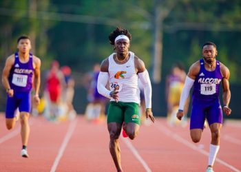 HBCU sprinter holds own against Paris 2024 Olympic champion in 60-meter final