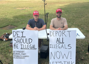 HBCU students run MAGA debate me bros agitators from Tennessee State campus