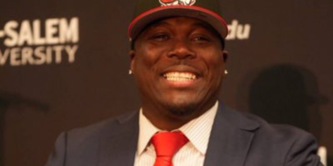 HBCU football coach shares transfer portal advice. 'Make sure you have a plan' 1 Blue and White Corporate Virtual Meeting Zoom Virtual Background 3