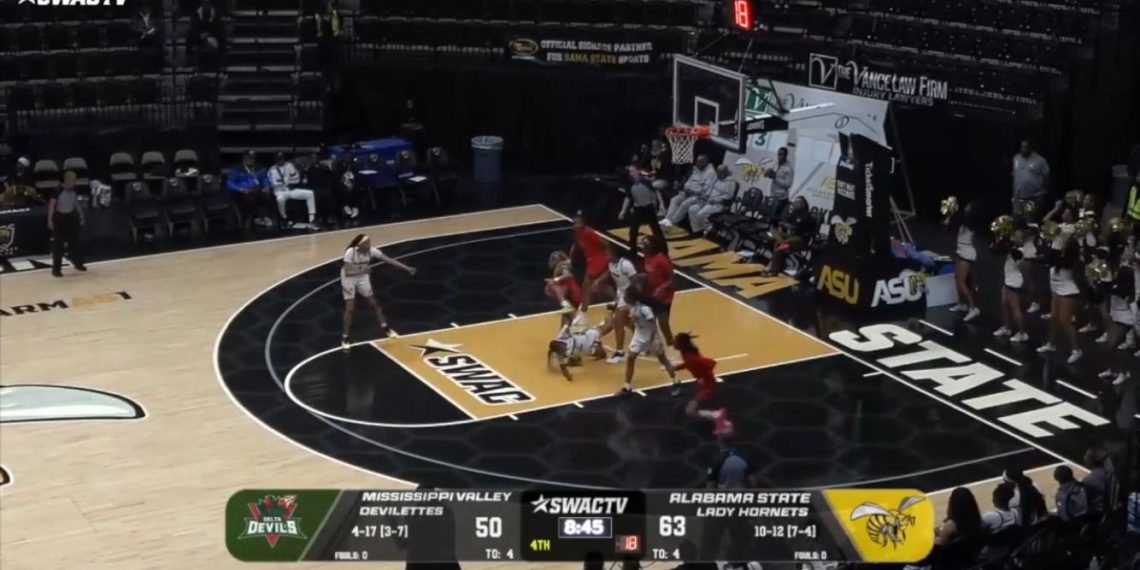 SWAC scrubs brawl footage from Alabama State-MVSU broadcast 1 Photo: Screenshot/SWACTV