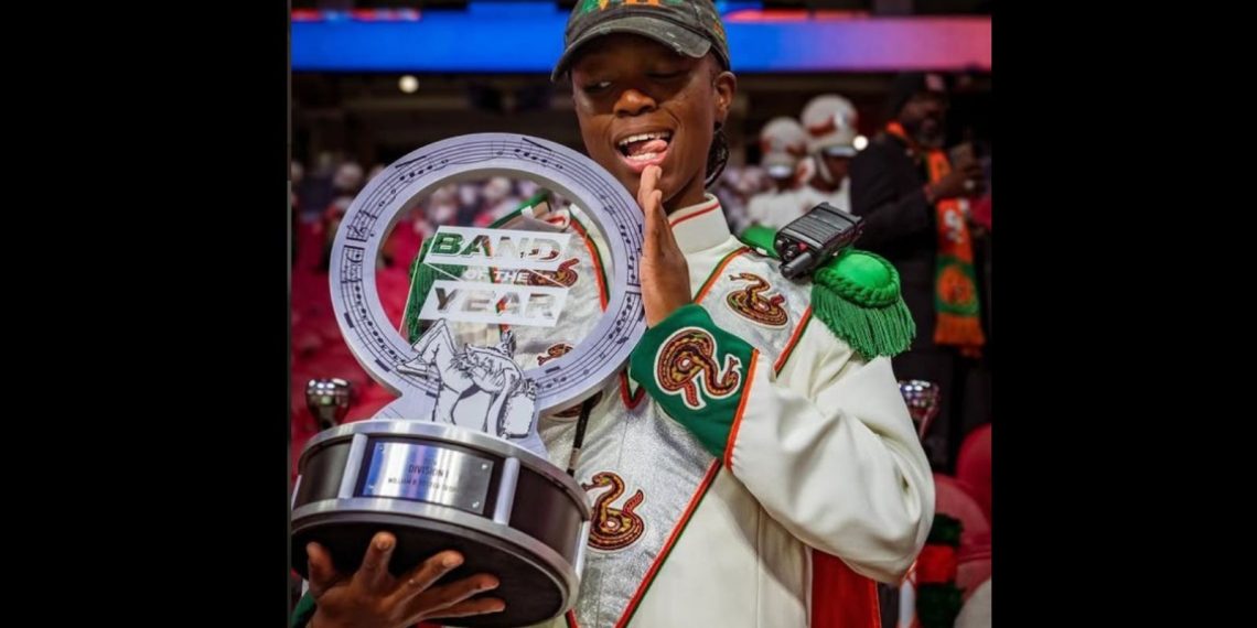 Florida A&M drum major recognized by College Football Hall of Fame 1 Photo: thelandof.ooo/Instagram