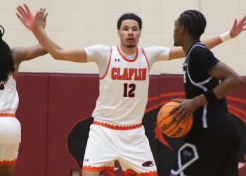 Reigning CIAA Defensive Player of the Year Alex Atkinson