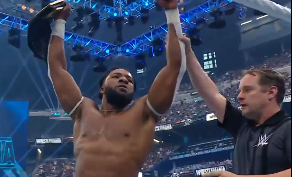 Former HBCU football player Trick Williams wins title at Wrestlemania 1 Trick Williams Hampton
