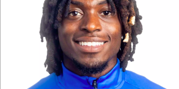 2026 NAIA Outdoor Triple Jump Champion Jayden Burris, Voorhees
