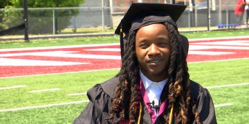 Virginia Union graduate inspires with walk across the stage 3 Jaiden Picot Virginia Union