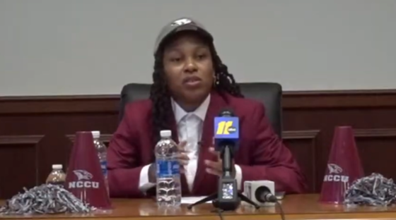 Olivia Gaines ready to win at North Carolina Central 1 Olivia Gaines North Carolina Central