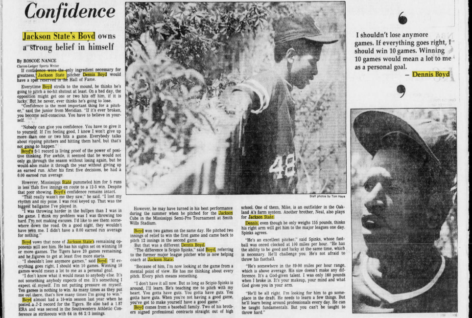 SWAC History: Dennis 'Oil Can' Boyd kept hitters off balance and fans entertained 2 Screenshot 2026 05 25 145359