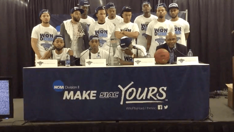 Clark Atlanta captures 2017 SIAC Men’s Basketball Tournament championship