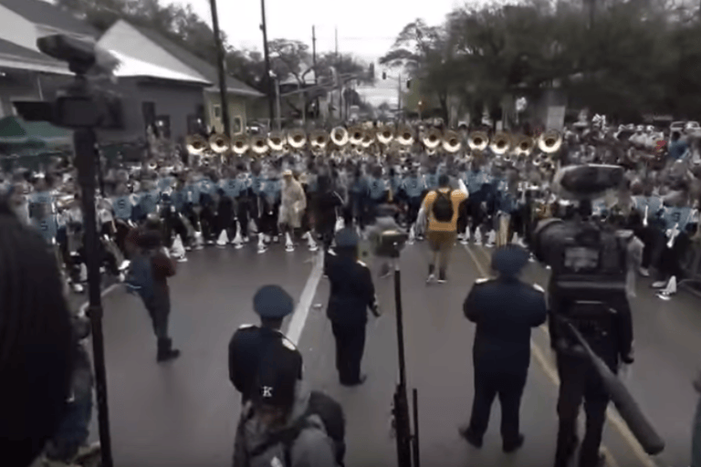 WATCH: Southern and Talladega bands engage to create an audible train wreck