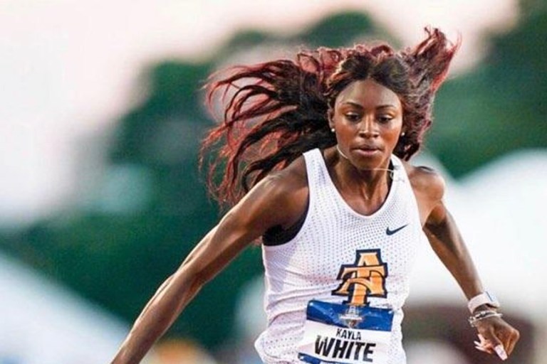 N.C. A&T’s Kayla White finishes NCAA runner-up in the 100 meters