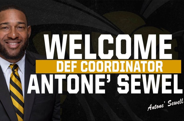 Antone Sewell, Bowie State defensive coordinator, hired by Alabama State