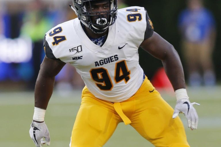 Former North Carolina A&T DL Justin Cates signs with USFL
